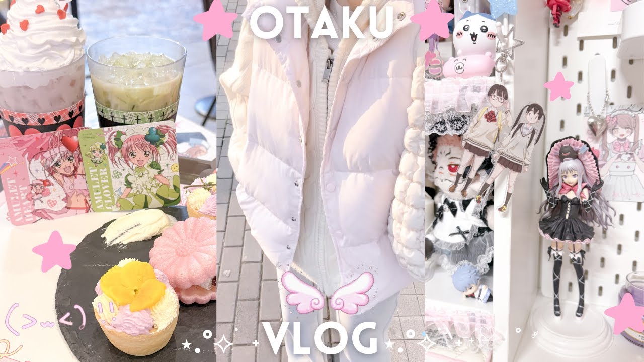 Otaku vlog ◝(ᵔᵕᵔ)◜ living a shoujo life in Korea, Shugo Chara cafe, Sakamoto Days, anime shopping