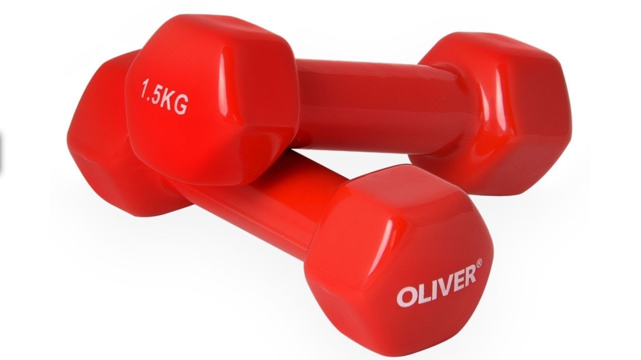 7 Hantel Übungen mit der OLIVER Vinyl Hantel - Home Fitness