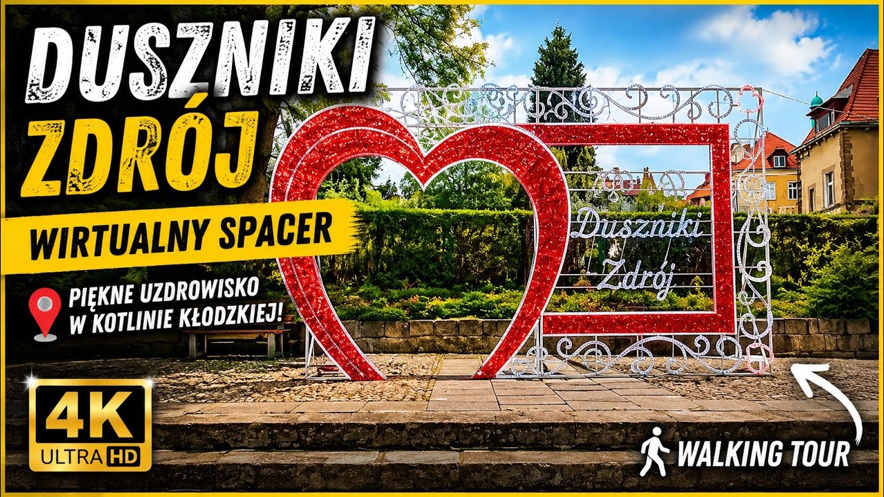 DUSZNIKI ZDRÓJ Wirtualny Spacer | WALKING TOUR 2025 [4K UltraHD]