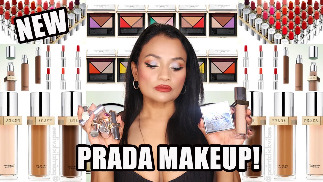 *NEW* PRADA MAKEUP FULL REVIEW + DAYLIGHT DEMO: FOUNDATION, EYESHADOW & LIPSTICK | CLEO LUX LIFE