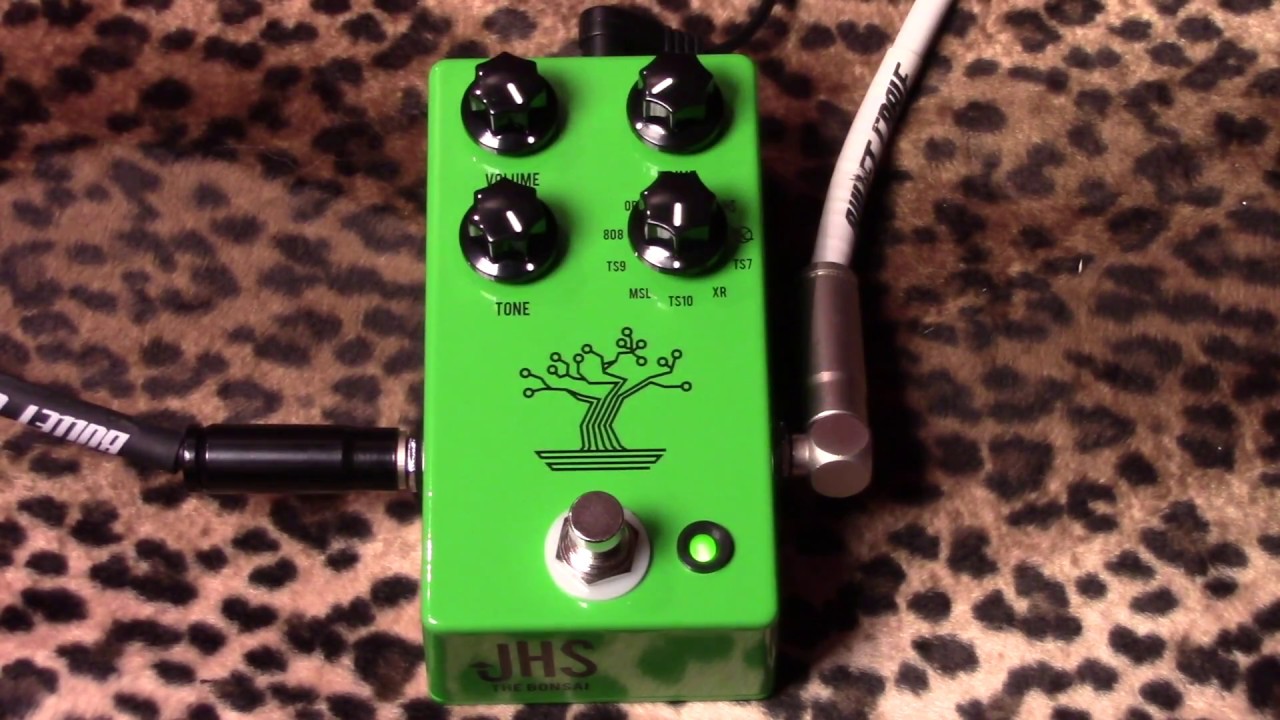 JHS Bonsai overdrive - all the tubescreamer pedals in one tasty box of neon green Love