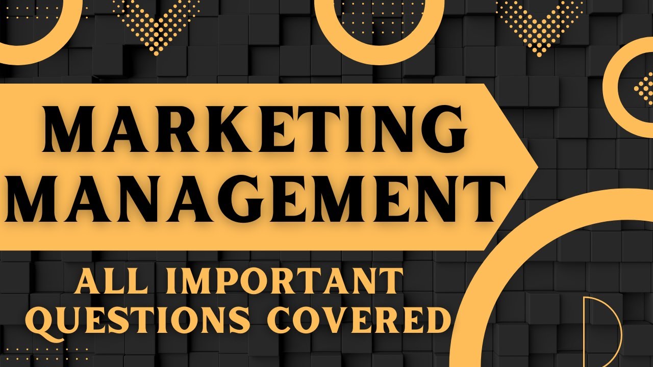 Marketing Management Important Questions #exam #importantquestions #marketingmanagement #bcom