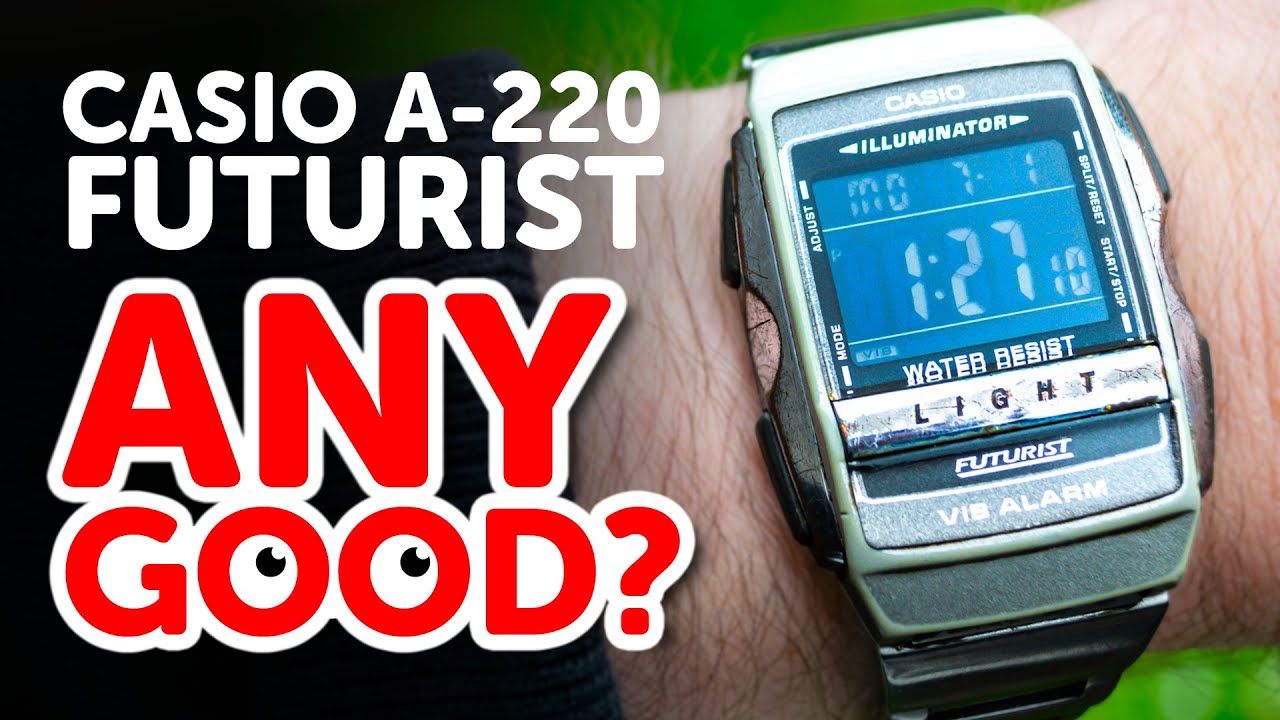 #CASIO A-220 (Module 1922) FUTURIST Review - ANY GOOD?