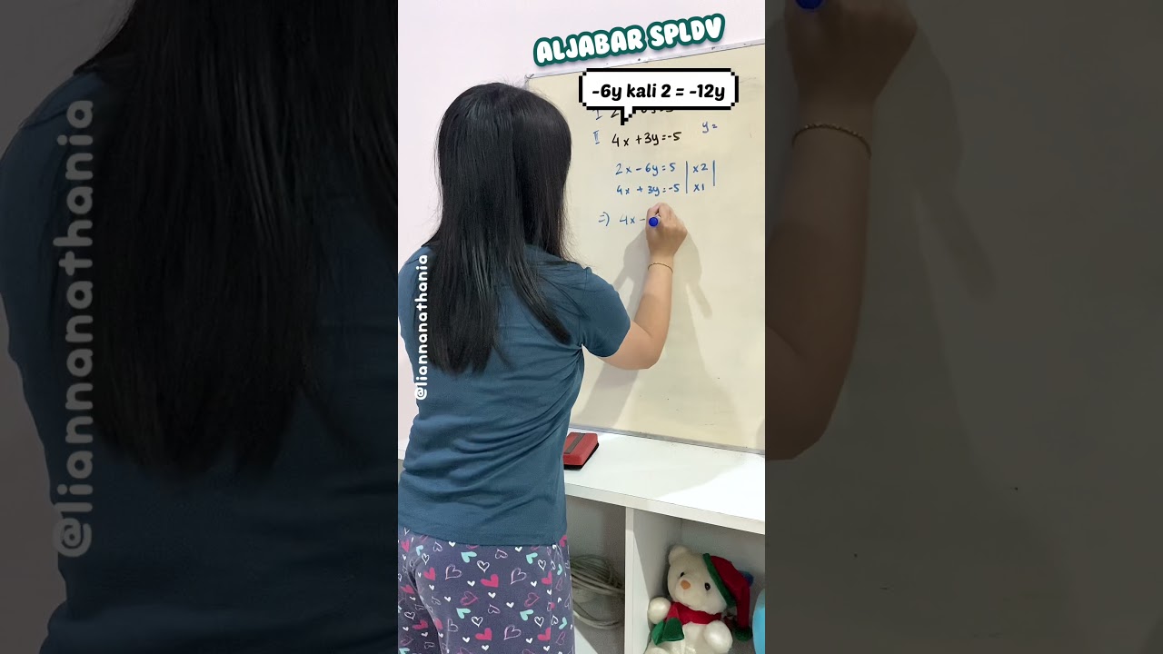 aljabar sistem persamaan linear dua variabel | spldv