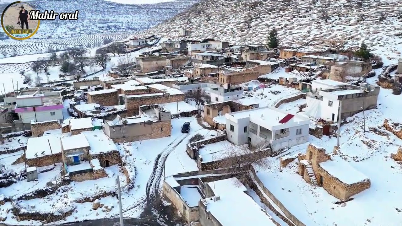 394- MARDİN NUSAYBİN İLKADIM (HEBÎSÊ) DRON KAR ÇEKİMİM.. 