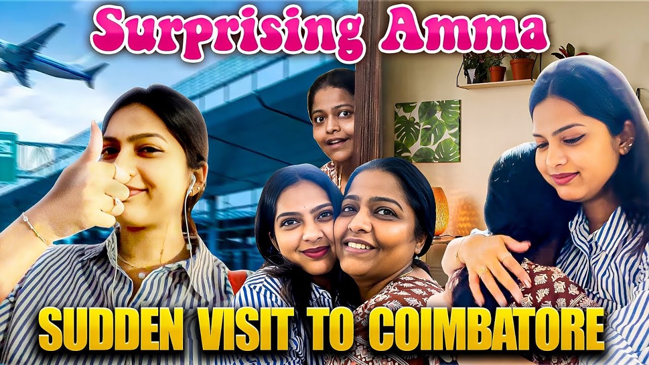 Surprising Amma With A Sudden Visit To Coimbatore ❤️🥺|| @momfluencer #sneholic