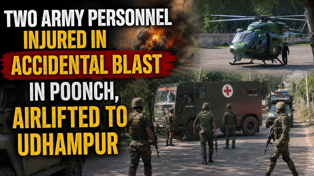 Two Army Personnel Injured in Accidental Blast in Poonch, Airlifted to Udhampur