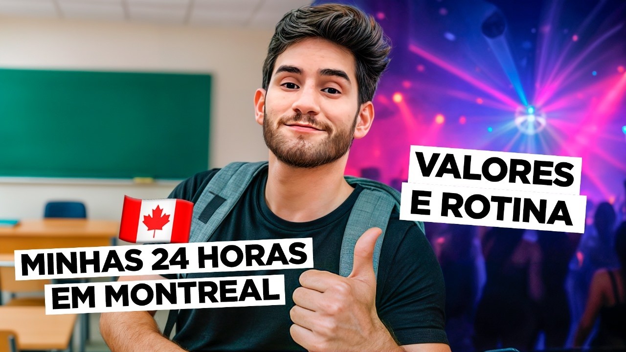 24 horas no meu intercâmbio em Montreal: Rotina e Valores do dia a dia 🇨🇦