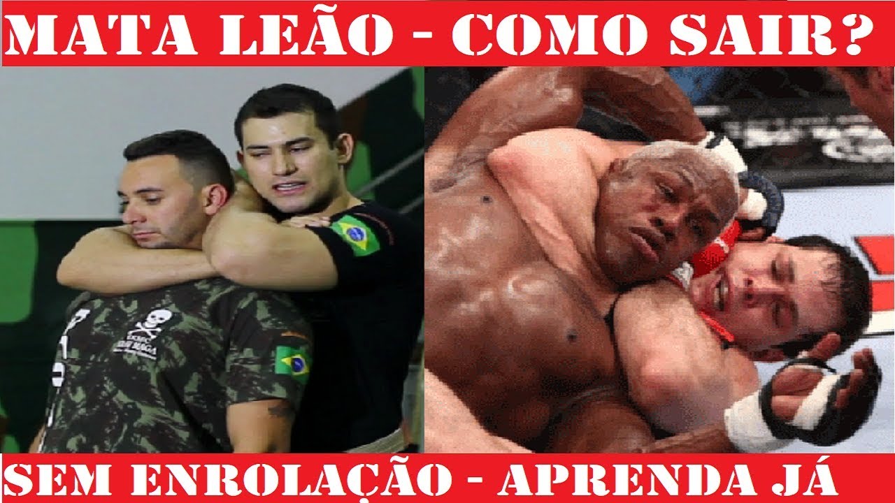 COMO SAIR DE UM MATA LEÃO - Artes Marciais e Defesa Pessoal #kravmaga