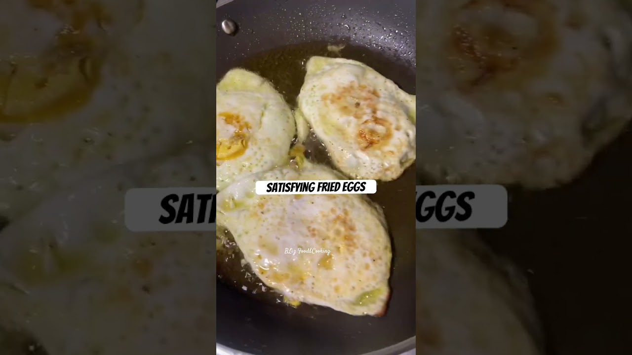 Let’s Cook Breakfast Fried Eggs 