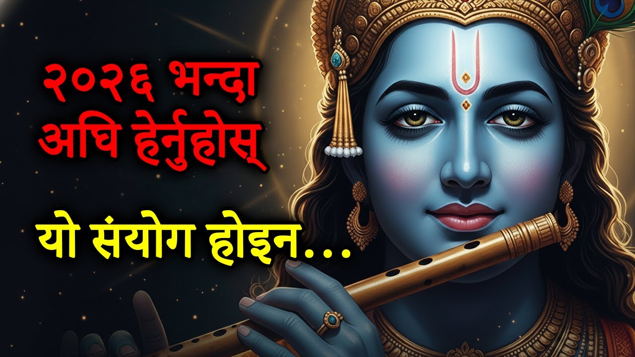 २०२६ भन्दा अघि यो भिडियो हेर्नुहोस्, कृष्ण भगवानले हजुरलाई यो भिडियो देखाउनुभएको हो। Krishna vaani |