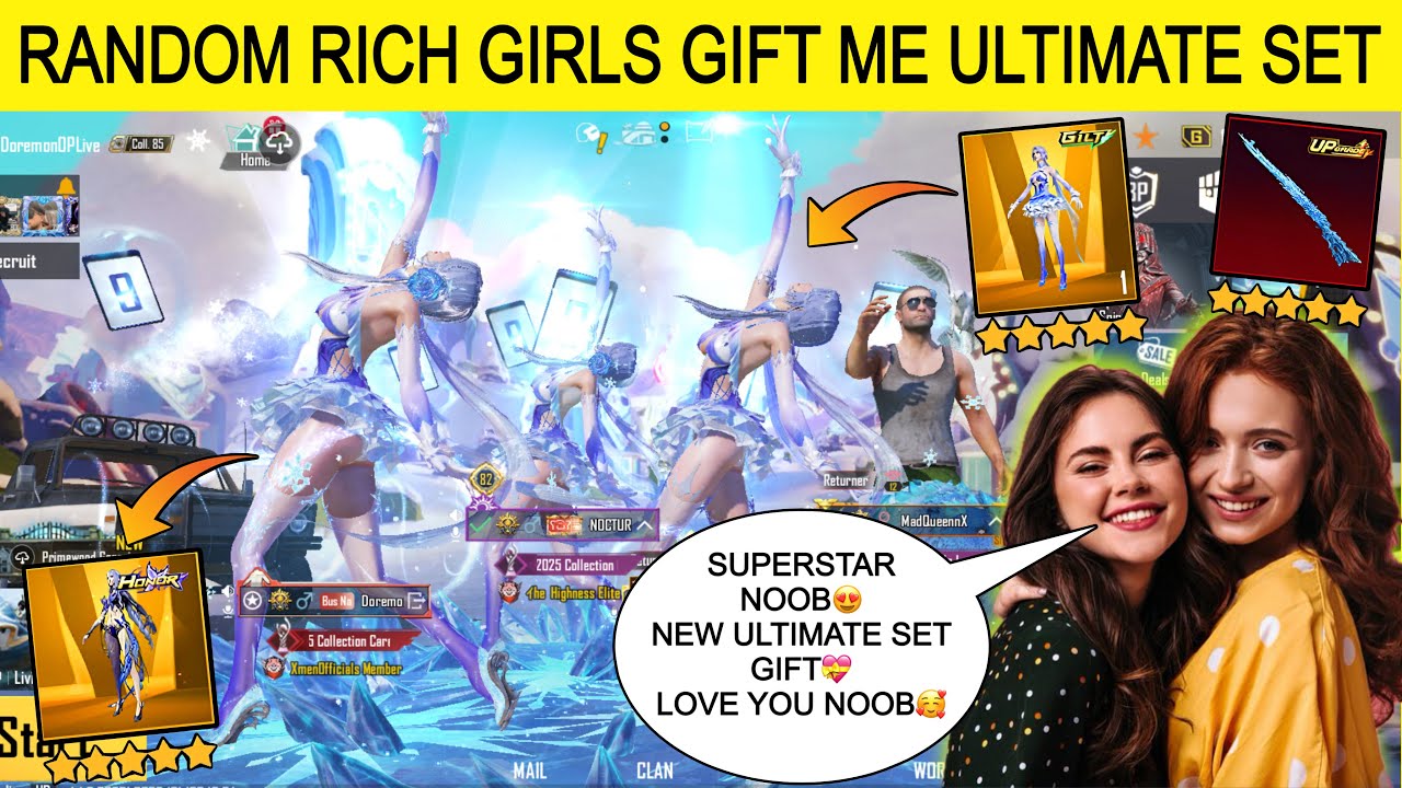 RANDOM RICH X-SUIT GIRLS😍 GIFT ME NEW ULTIMATE SET😘 SHOCKED😱 AFTER SEEING MY ALL X-SUIT MAX🥰