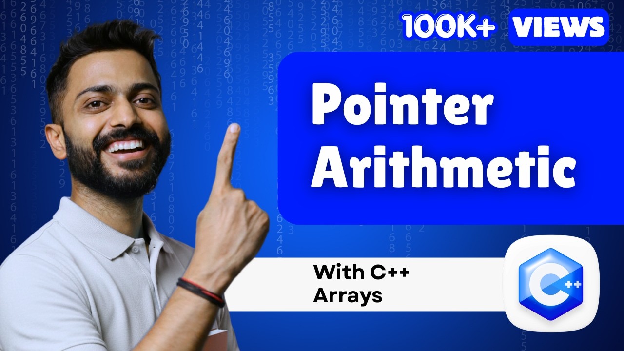 Lec-36: Pointer Arithmetic is WAY EASIER Than You Think With C++ Arrays