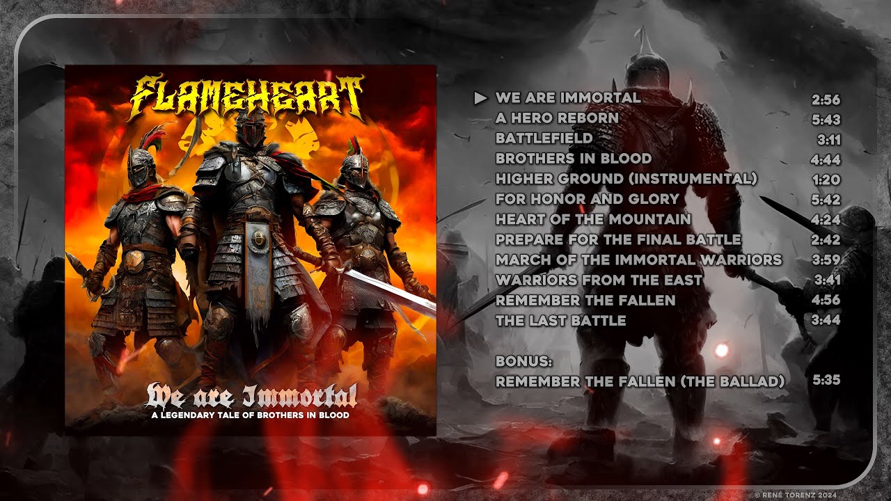 Flameheart - We are Immortal (Full Album 2024)