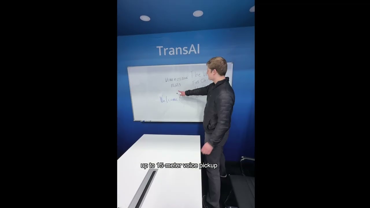 TransAI Note Makes Its CES 2026 Debut &mdash; AI Meeting Notetaker, Fully On-Device, No Cloud