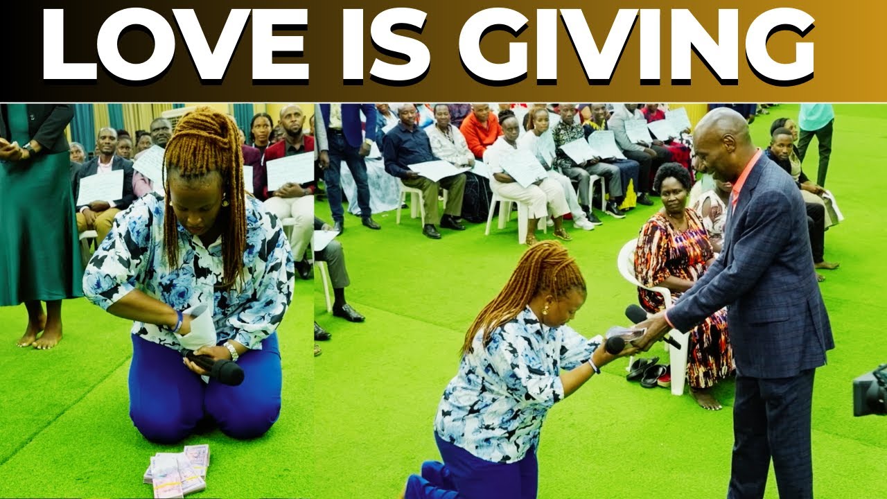 BE INSPIRED TO GIVE. LOVE IS GIVING