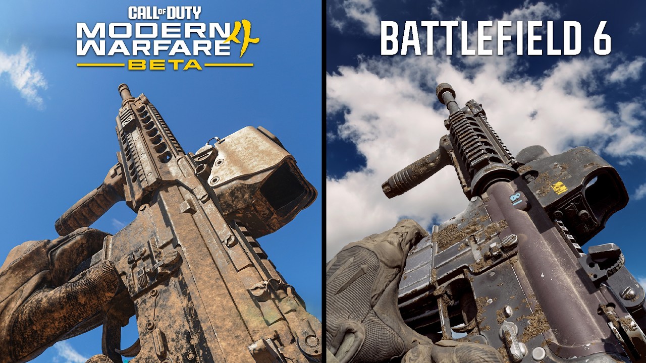 COD: Modern Warfare 4 (BETA) vs Battlefield 6 - Physics, Details & Gameplay Comparison
