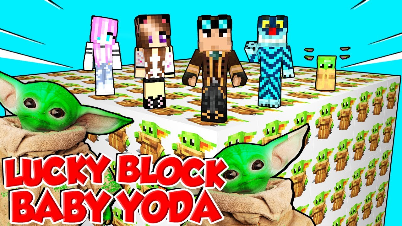 LUCKY BLOCK GIGANTI DI BABY YODA SU MINECRAFT!!!