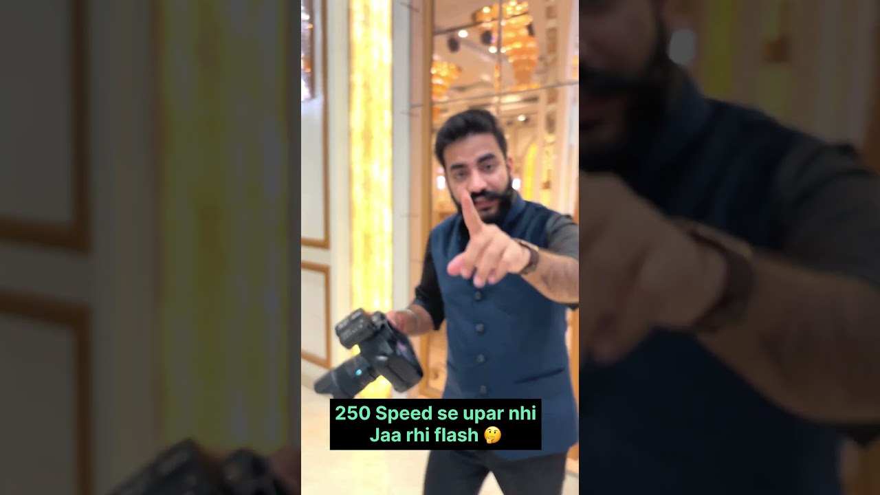 How to sync highspeed Ad200pro flash with camera 📸.#photographytips #camerasettings #photography