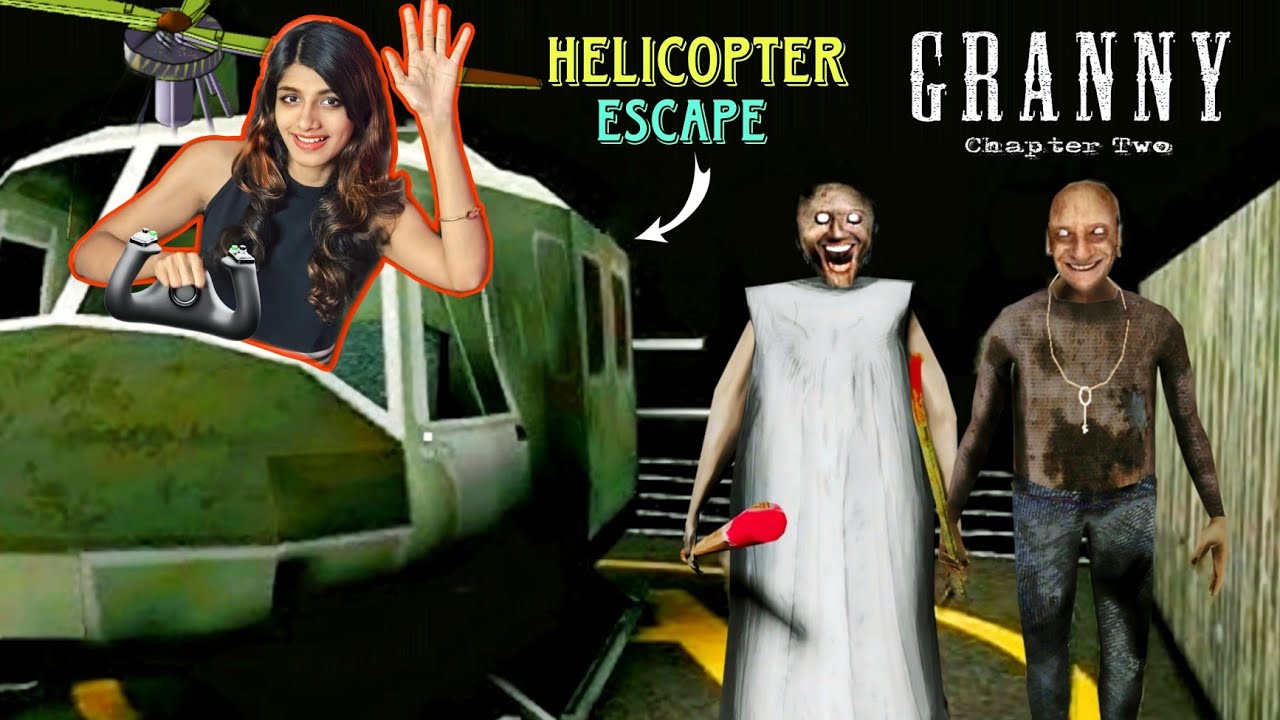 HELICOPTER ESCAPE IN GRANNY 2 GONE WRONG 😱