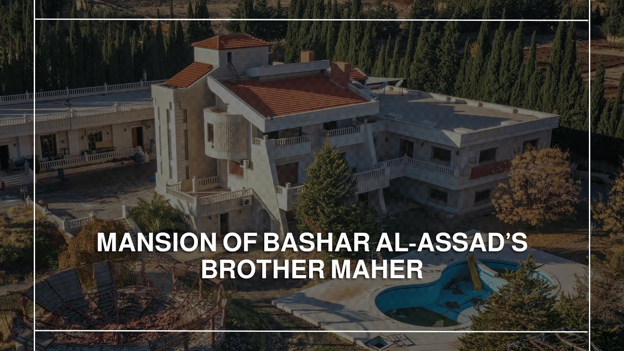Images of ransacked mansion of Bashar Al-Assad’s brother Maher