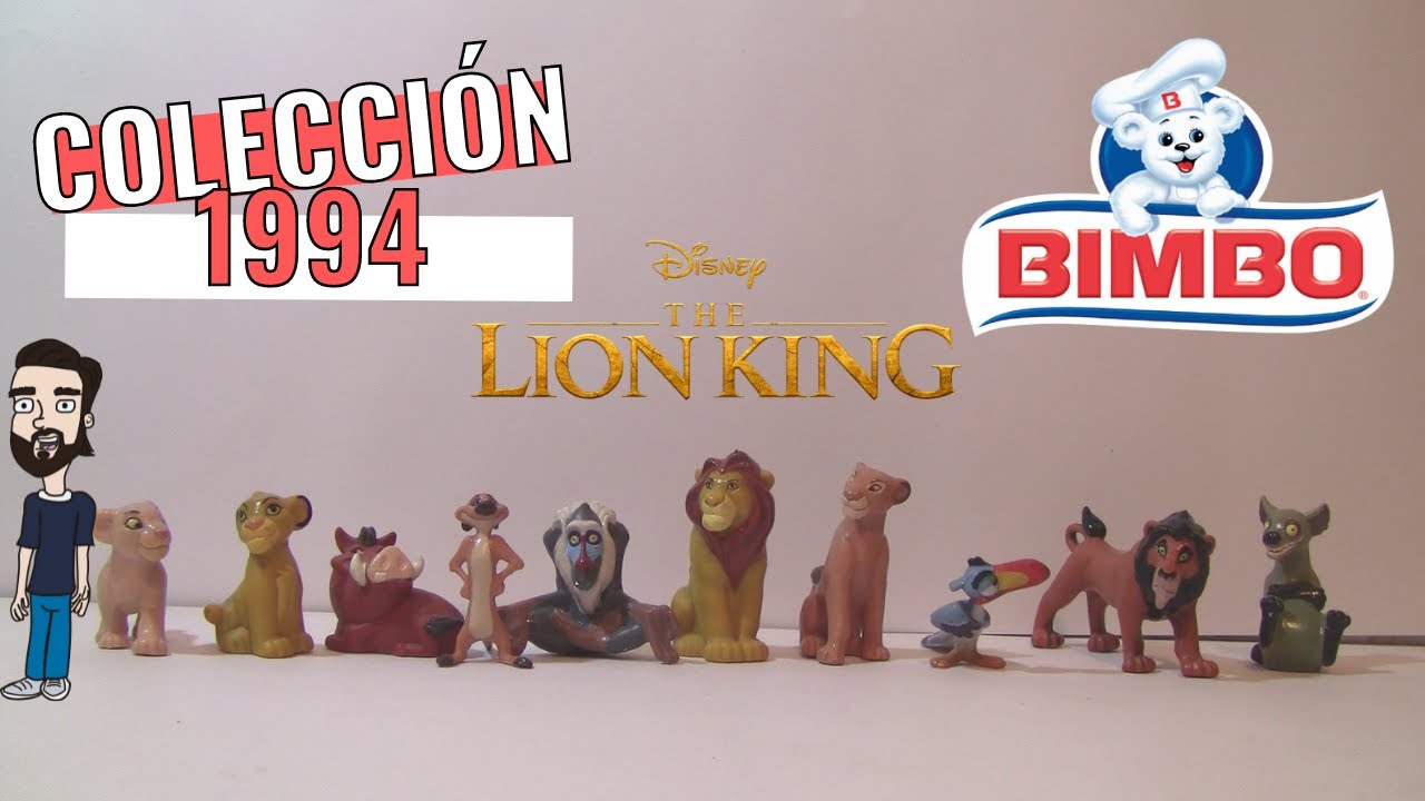El Rey León colección de Bimbo 1994