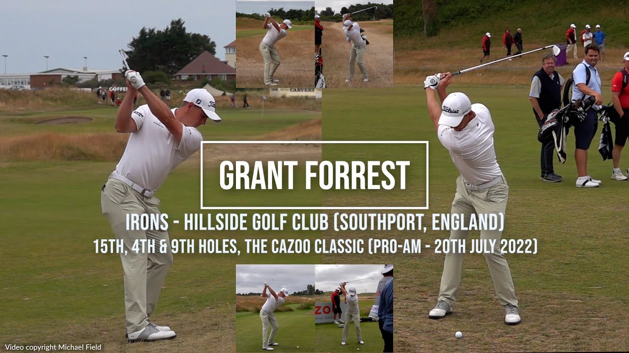 Grant Forrest Golf Swing Irons (DTL & FO), Cazoo Classic 2022 (Hillside, Southport, UK) July 2022