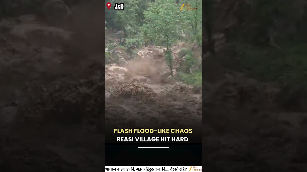 7-9 Houses Damaged as Sudden Water Surge Hits Batohi Area of Reasi | ZeeJKL