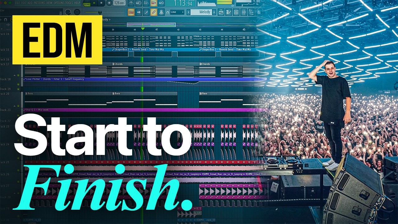 How To Produce EDM in FL Studio (Step By Step Masterclass)
