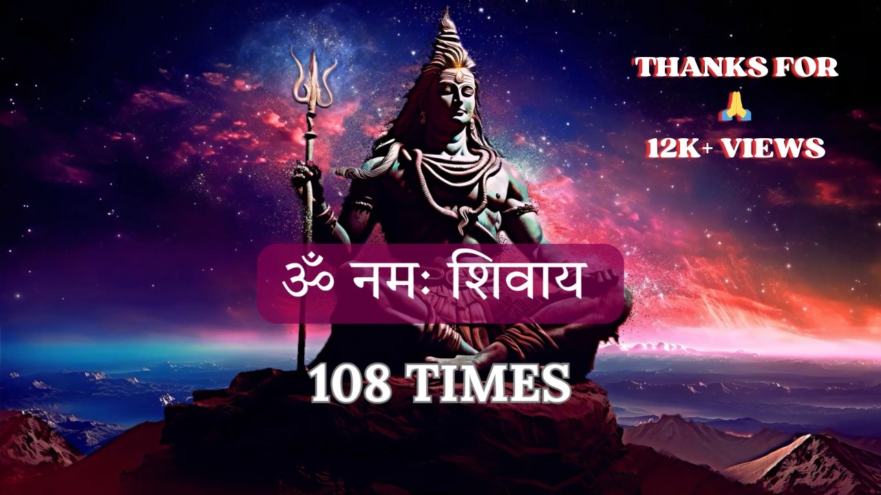 🔱Om Namah Shivaay - 108 times | ॐ नमः शिवाय Meditation For Inner Strength🔱