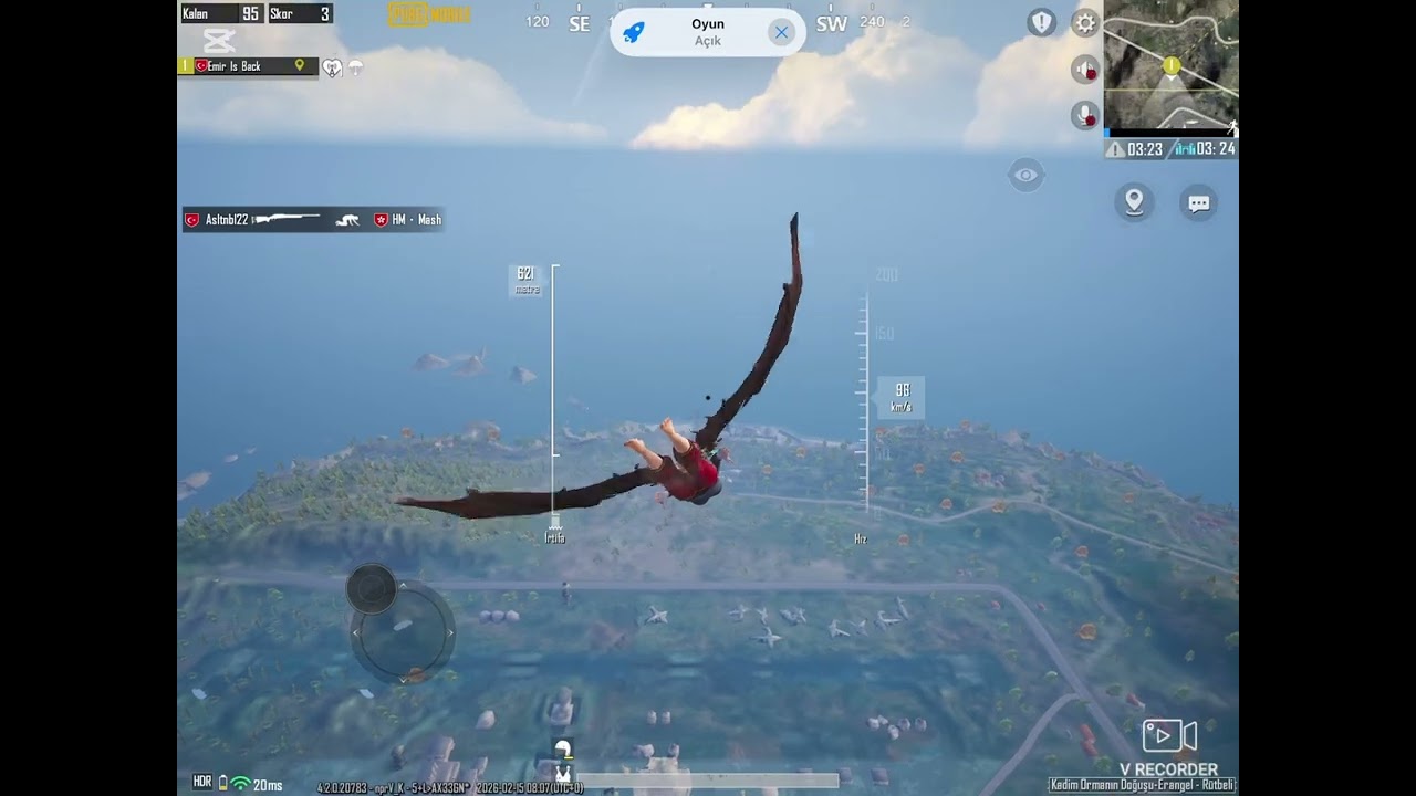 Söz verdiğim gibi ERANGEL attım ayarları düzelttim o yüzden 