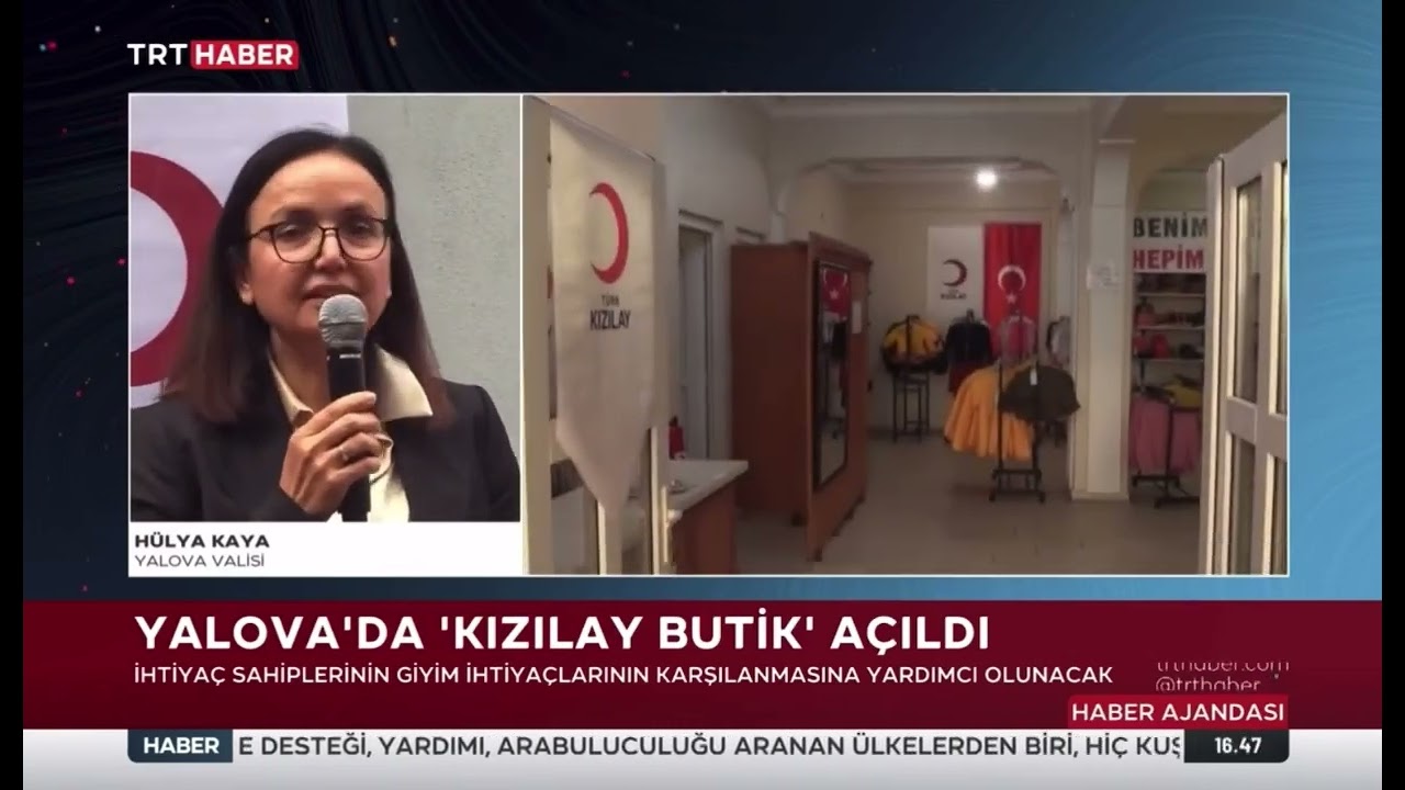 Yalova'ya Kızılay mağazası açıldı | TRT
