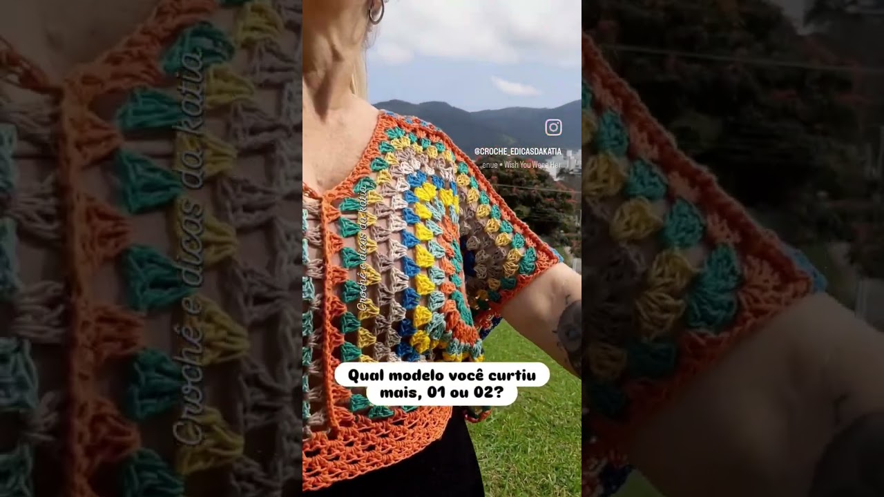 BLUSA DE CROCH&Ecirc; F&Aacute;CIL - CLIQUE NO &Iacute;CONE DO T&Iacute;TULO E ASSISTA &Agrave; V&Iacute;DEO-AULA COMPLETA