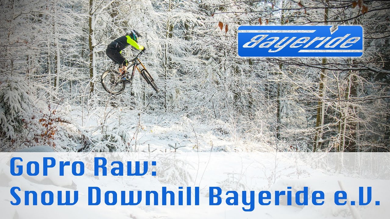 GoPro Raw - Schnee Downhill Trek Session 88 2017 - Bayeride e.V. Track GoPro 60 FPS 1080p