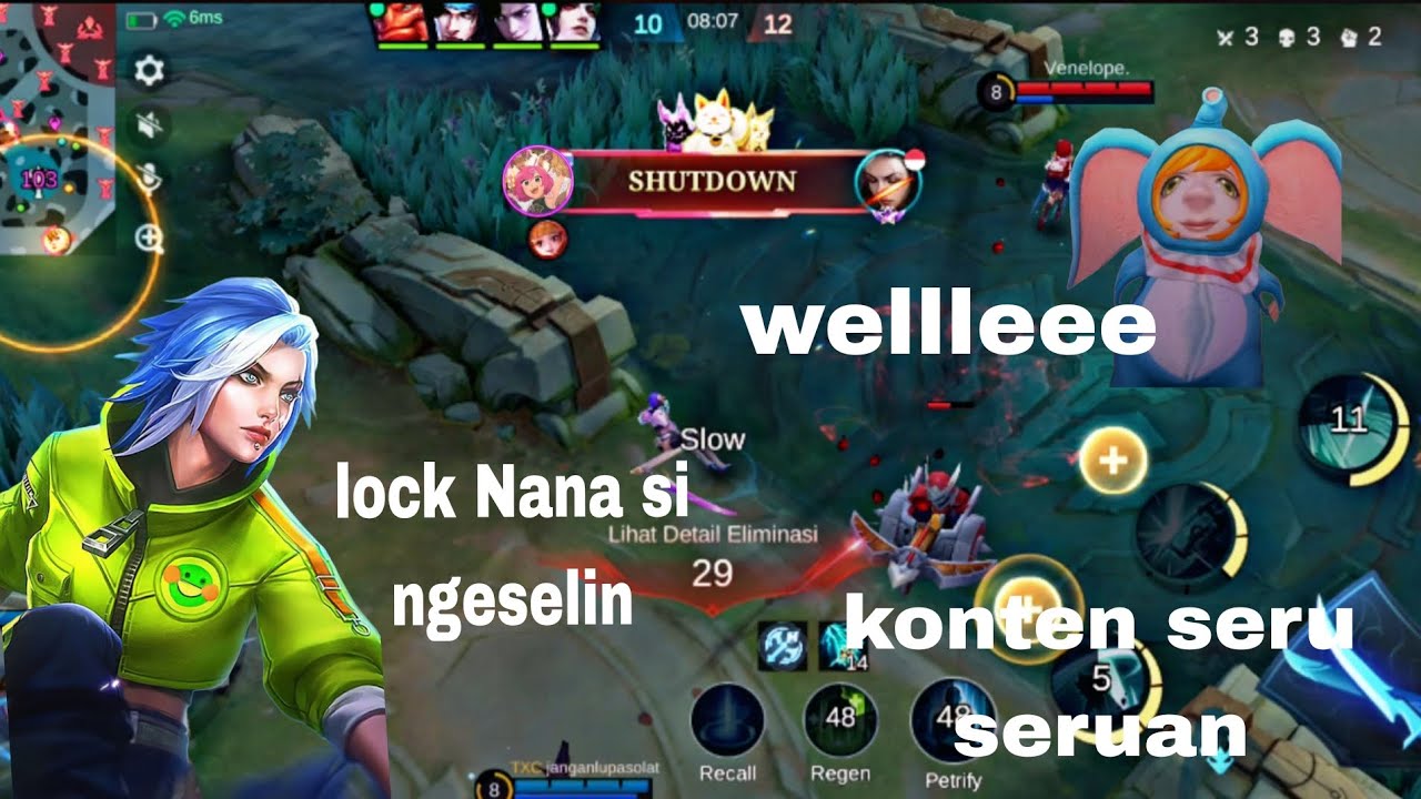 Lock Nana si ngeselin banyak momen lucu nyah ENJOYYY 