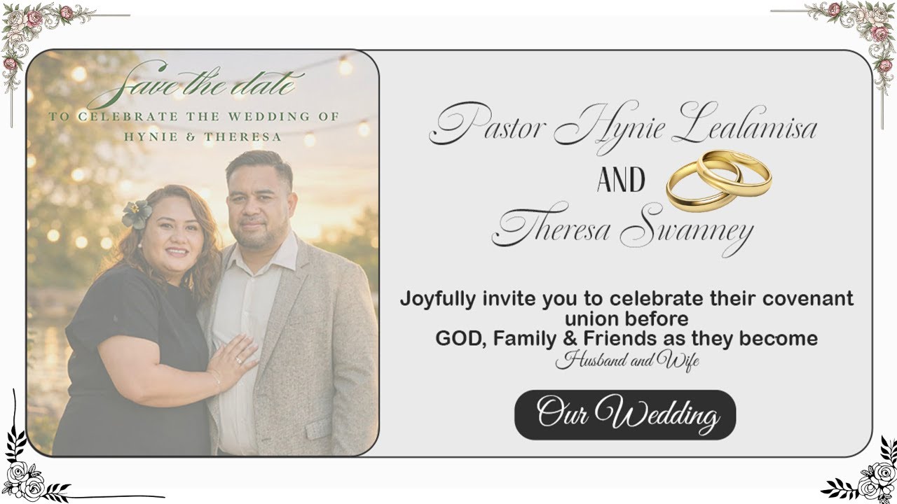 Wedding Reception of Pastor Hynie Lealamisa & Theresa Swanney