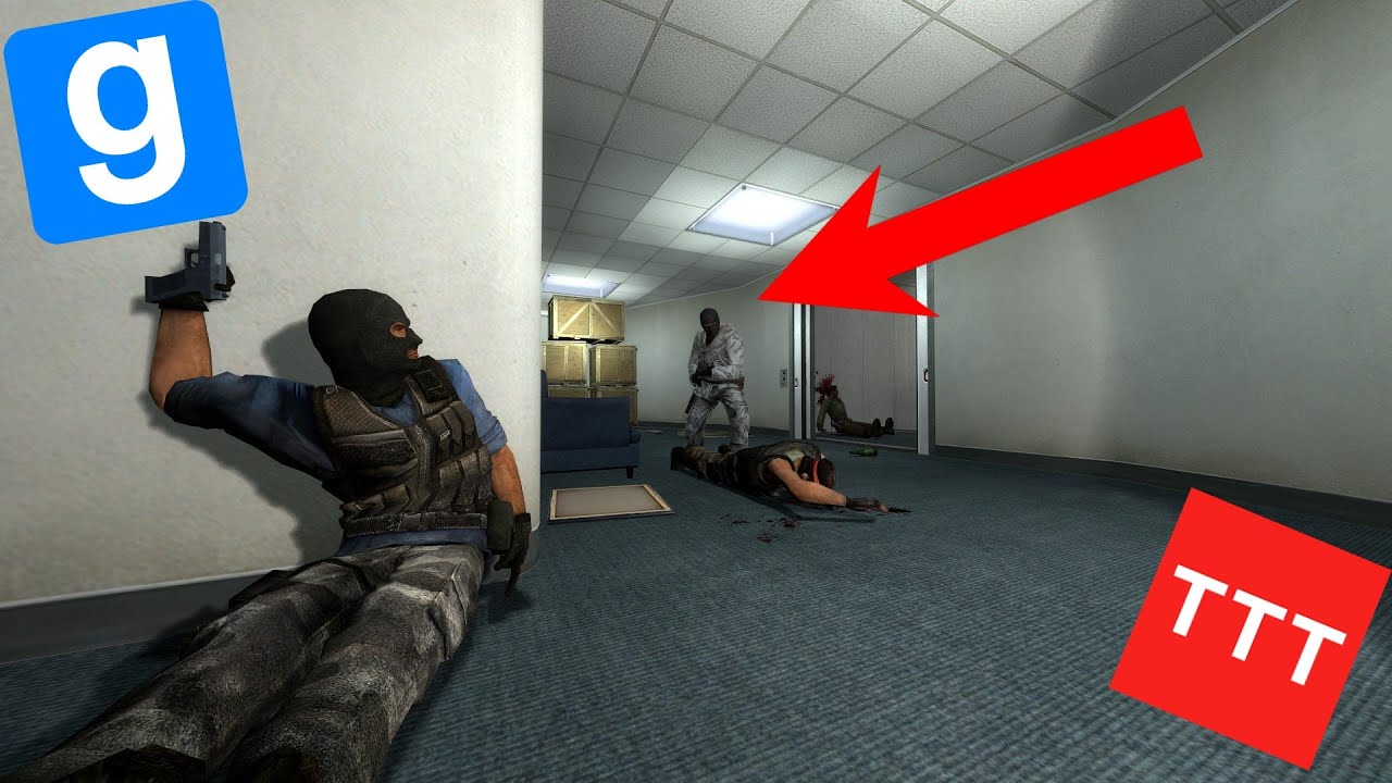 Groźni Terroryści w Polskim Biurze! Garry's Mod TTT PL