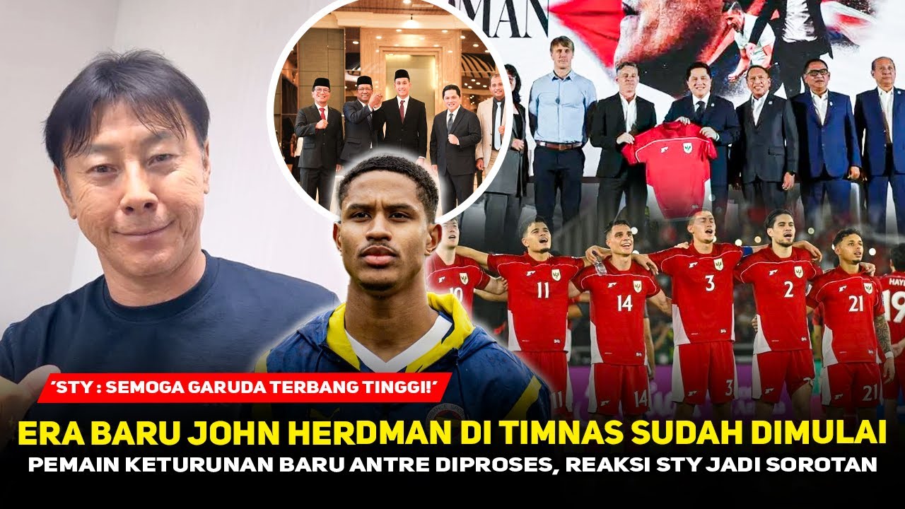 SAMPAI KIRIM PESAN HARU❗️STY Beri Ucapan ke John Herdman~Sodorkan Diaspora Baru demi Timnas Mendunia