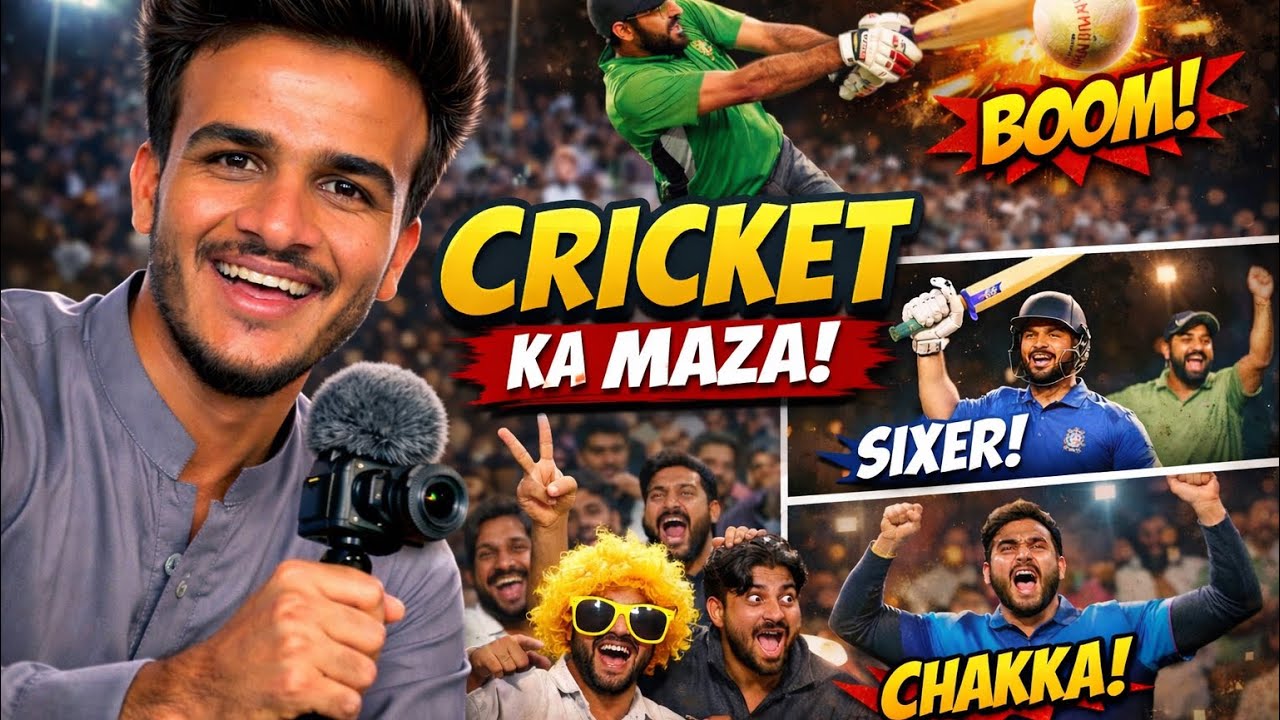 Aaj K Night Match Mein Bohat He Maza Aya | Funny Crowd |amazing Bating Player|Vlogging With Mashooq 