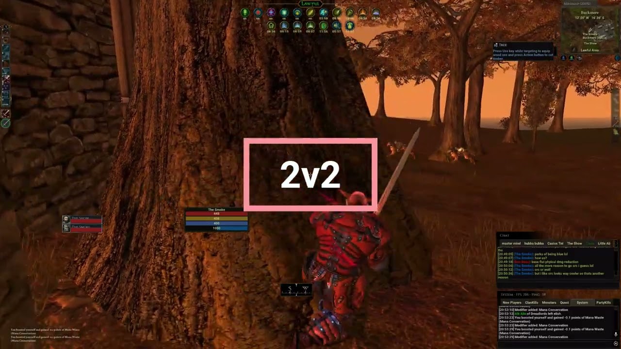 Darkfall ROA PVP Group Fights -The Smoke