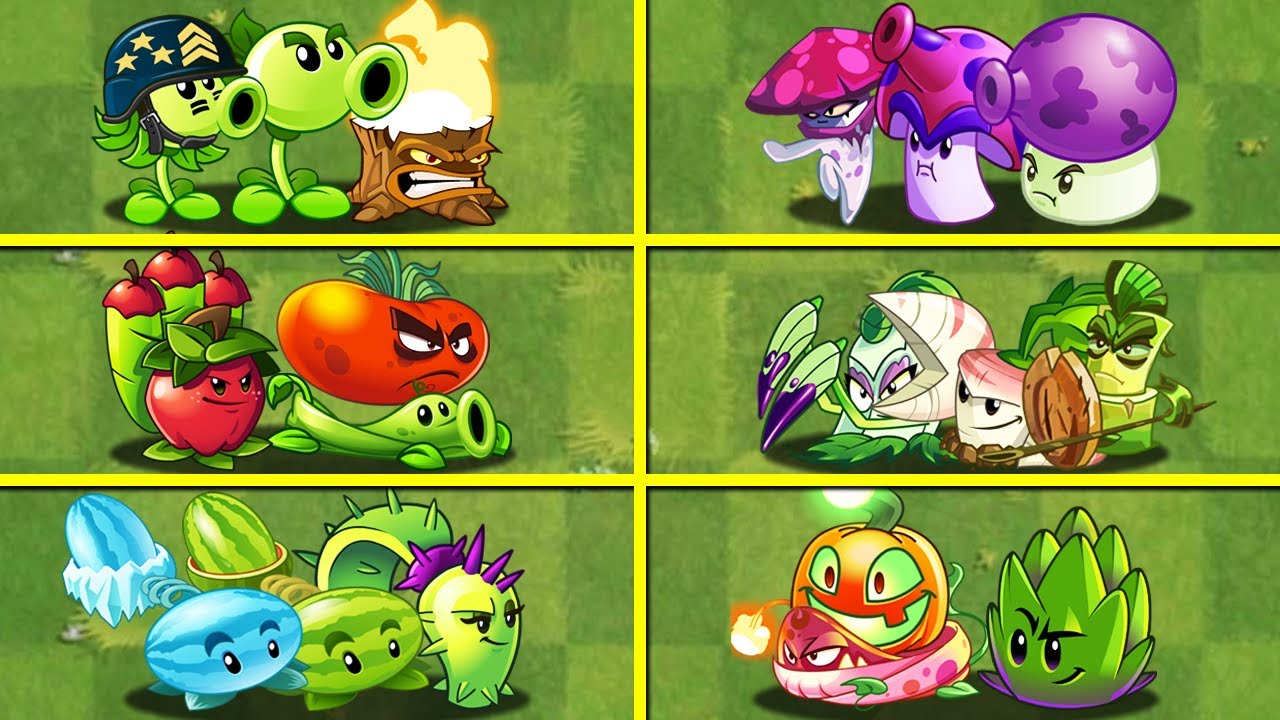 Random 6 Best Team Plants Battlez - Who Will Win? - PvZ 2 Team Plant vs Team Plant