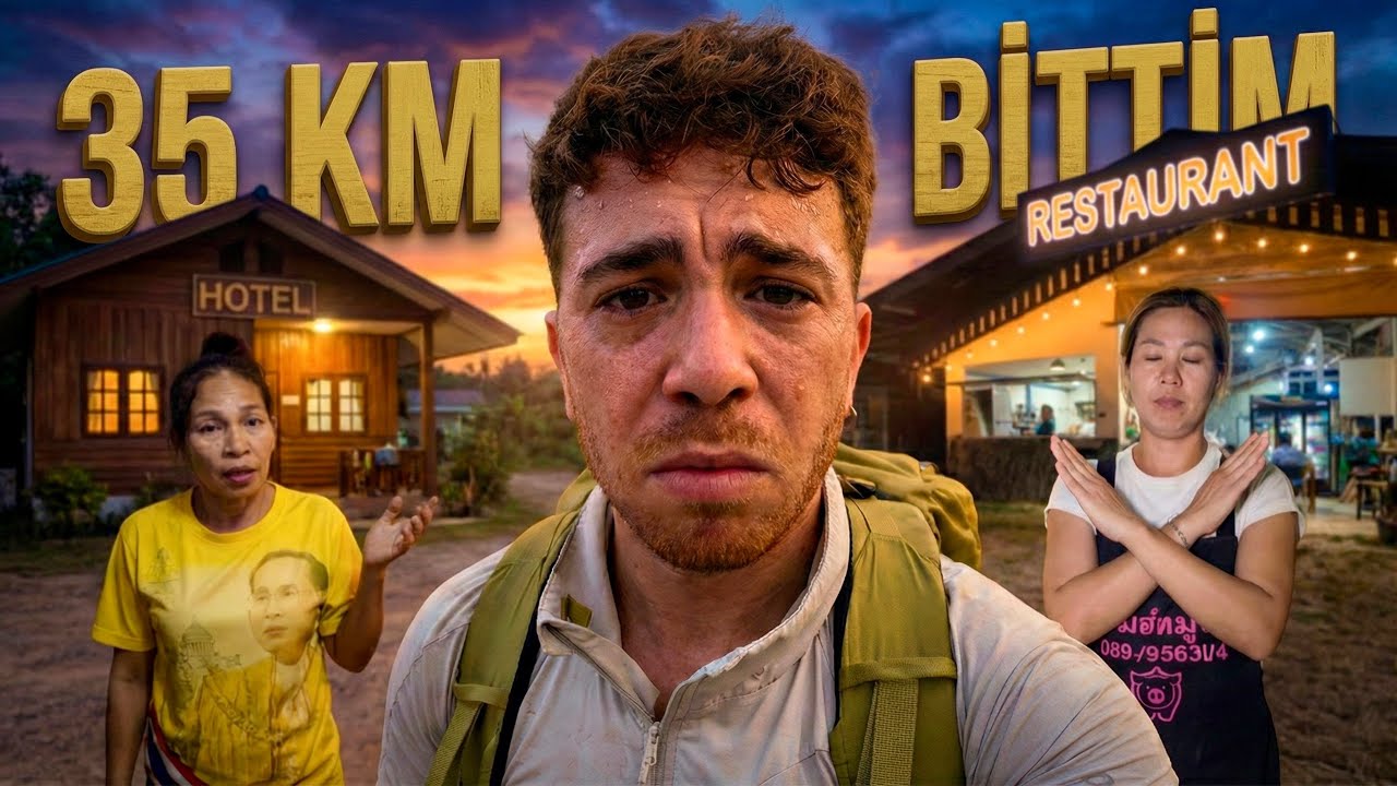 “35 KM’den Sonra Sinir Krizi Geçirdim | 900 KM Yürüyorum Gün 21 🇹🇭”
