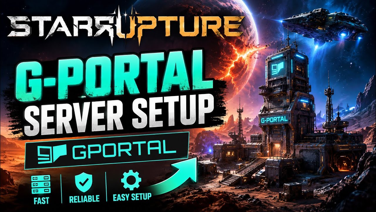 Как настроить сервер StarRupture с помощью GPORTAL