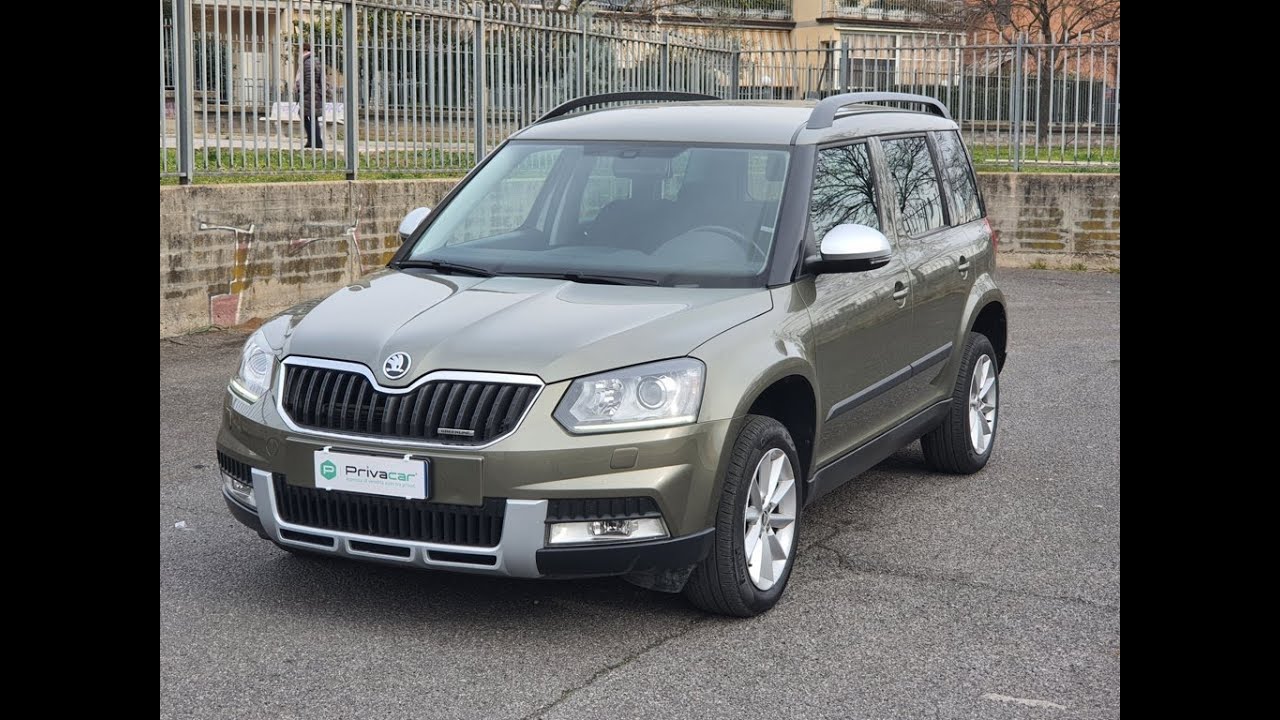 SKODA YETI OUTDOOR 16 TDI CR 105CV ELEGANCE GREENLINE - PRIVACAR APRILIA -