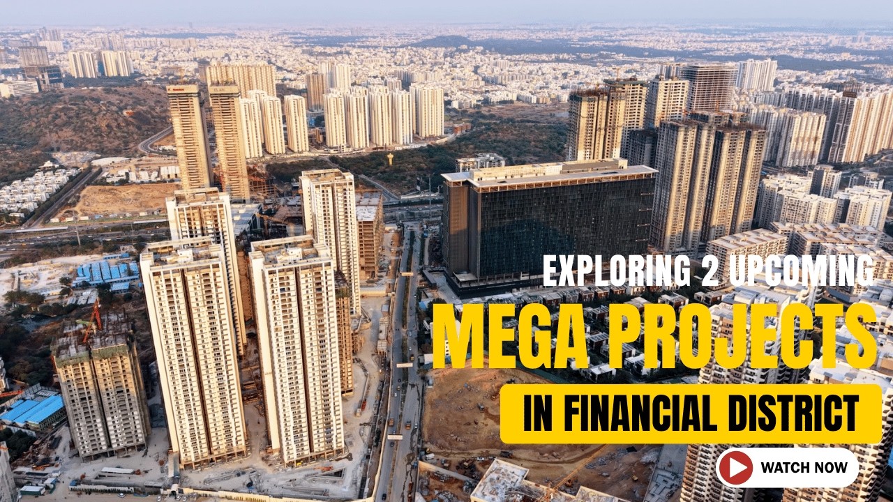 Exploring 2 Upcoming Mega Projects in Financial District || My Home & RMZ Group || Jayabheri Group