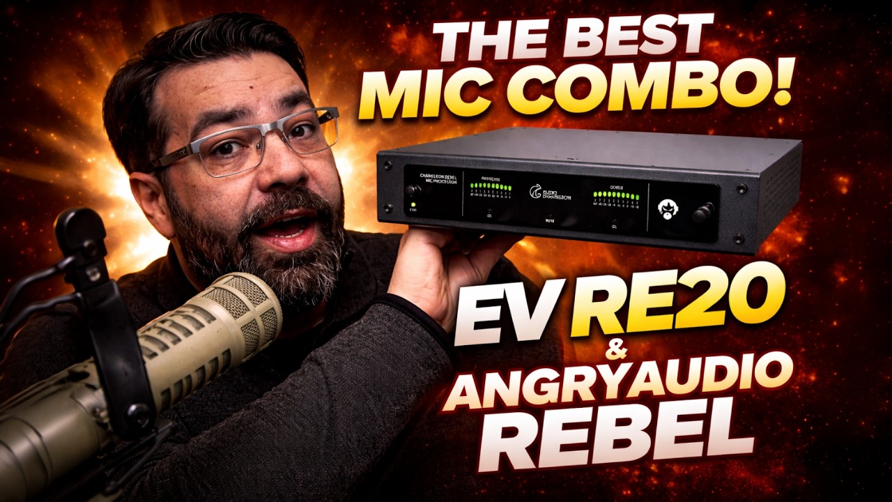 EV RE20 + Angry Audio Rebel: The Ultimate Broadcast Mic Combo