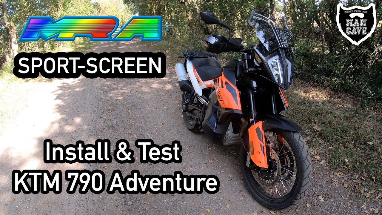 Testing the MRA Sport Screen on a KTM 790 Adventure - Including installation