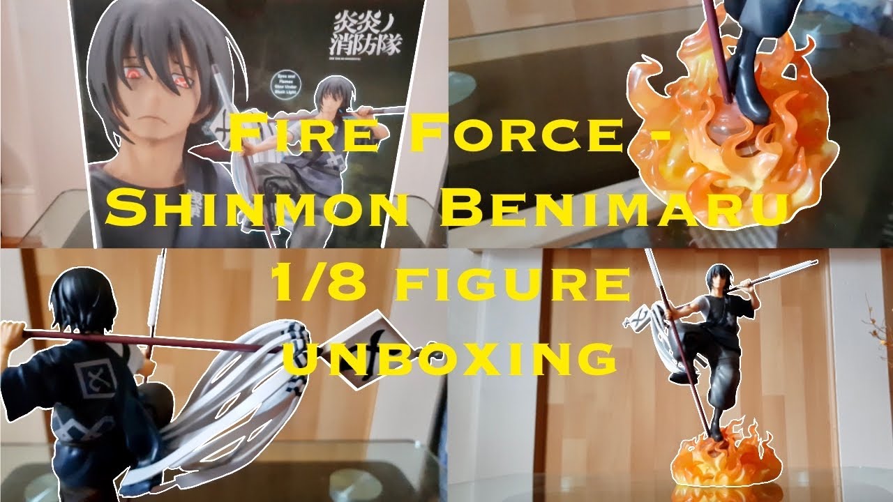 Fire Force: Shinmon Benimaru 1/8 scale figure unboxing 🔥🔥