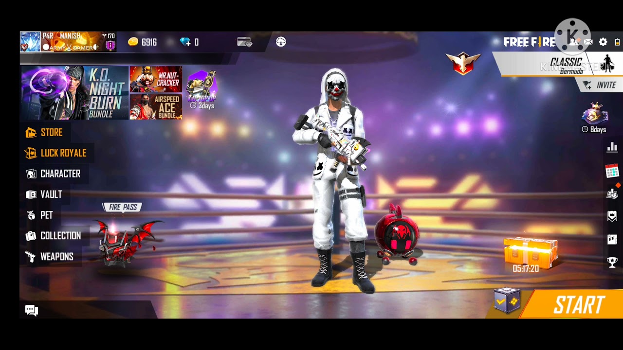 Free Fire new criminal bundle white 😱