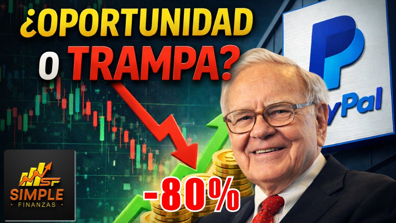 🔥 PayPal 2026: &iquest;Hasta d&oacute;nde puede subir esta acci&oacute;n despu&eacute;s de caer 80%?